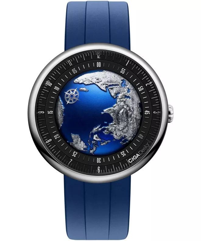 Часовник Мъжки Ciga Design U Series Blue Planet II Automatic GPHG 2021 U038-SU01-6U