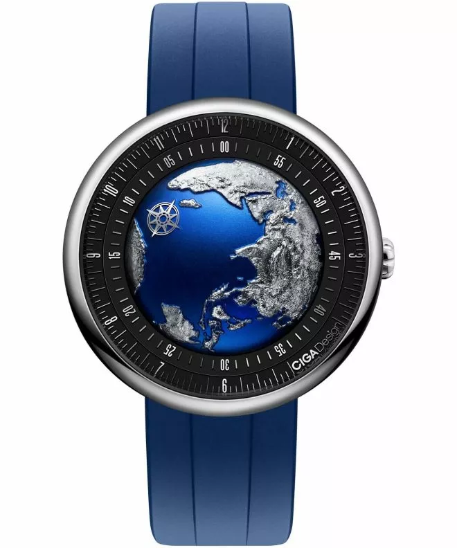 Часовник Мъжки Ciga Design U Series Blue Planet II Titanium Automatic GPHG 2021 U038-TU01-6U