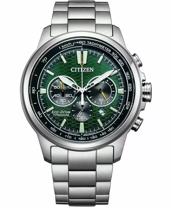 Часовник Мъжки Citizen Eco-Drive Super Titanium Motor Chronograph CA4570-88X