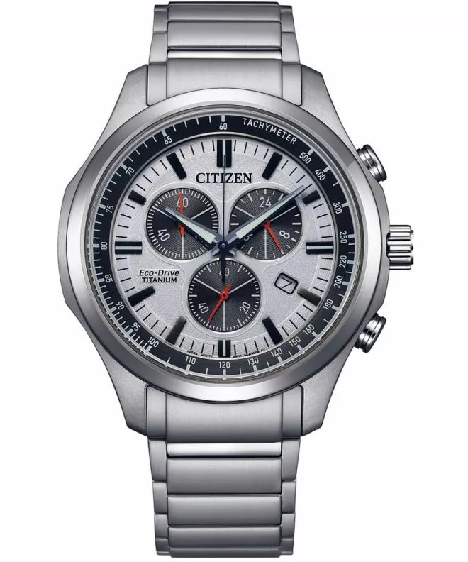 Часовник Мъжки Citizen Eco-Drive Super Titanium Chronograph AT2530-85A