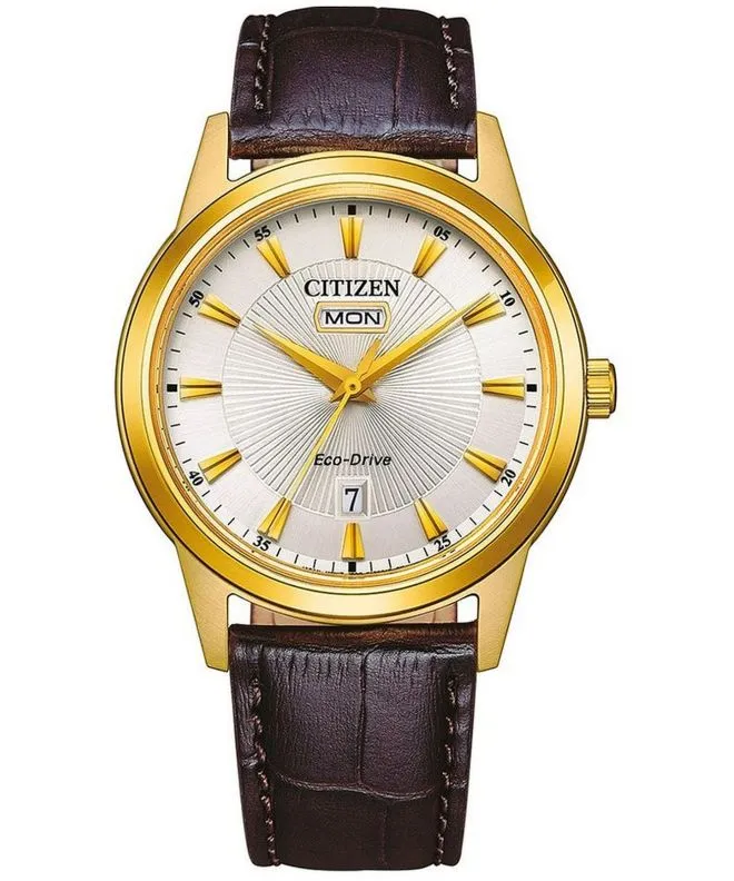 Часовник Мъжки Citizen Leather Eco-Drive AW0102-13AC (AW0102-13AE)