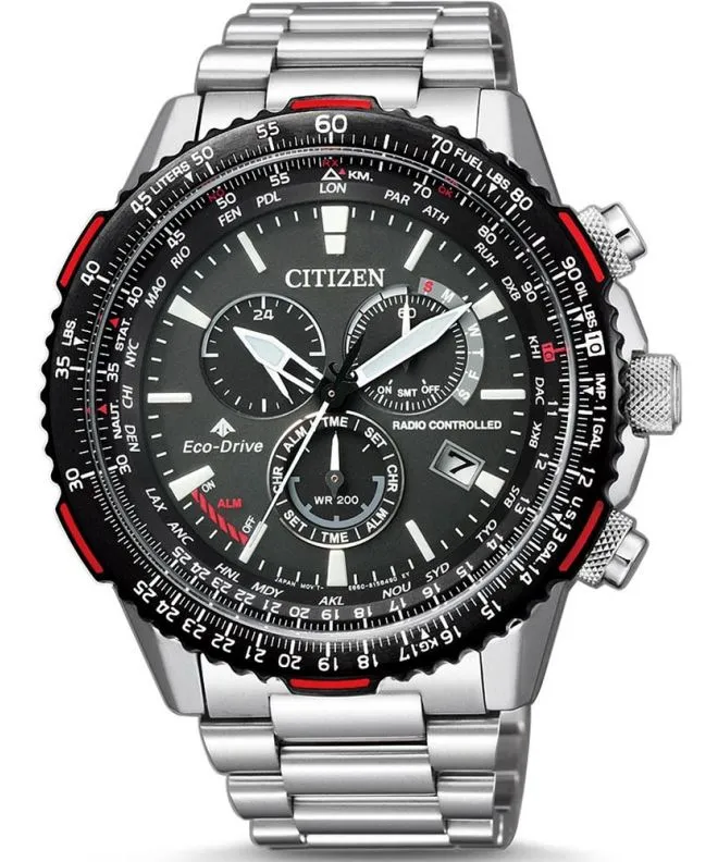 Часовник Мъжки Citizen Eco-Drive Radio Controlled Chronograph Perpetual Calendar Promaster CB5001-57E