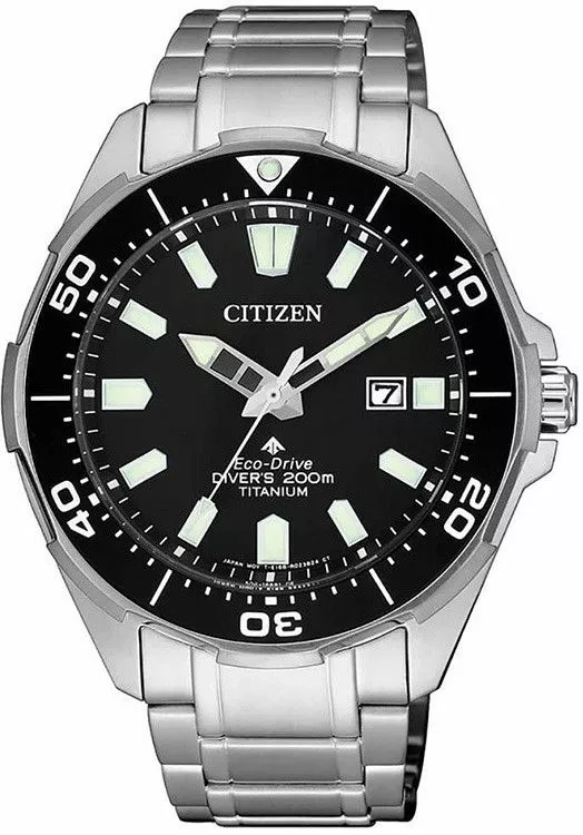 Часовник Мъжки Citizen Promaster Professional Diver Titanium Eco-Drive BN0200-81E
