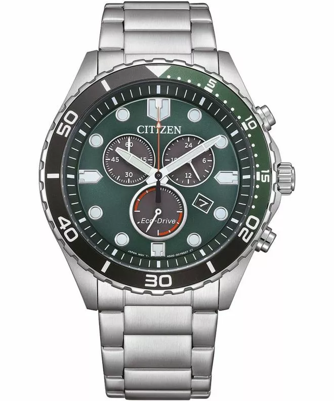 Часовник Мъжки Citizen Sporty Aqua Eco-Drive Chronograph AT2561-81X