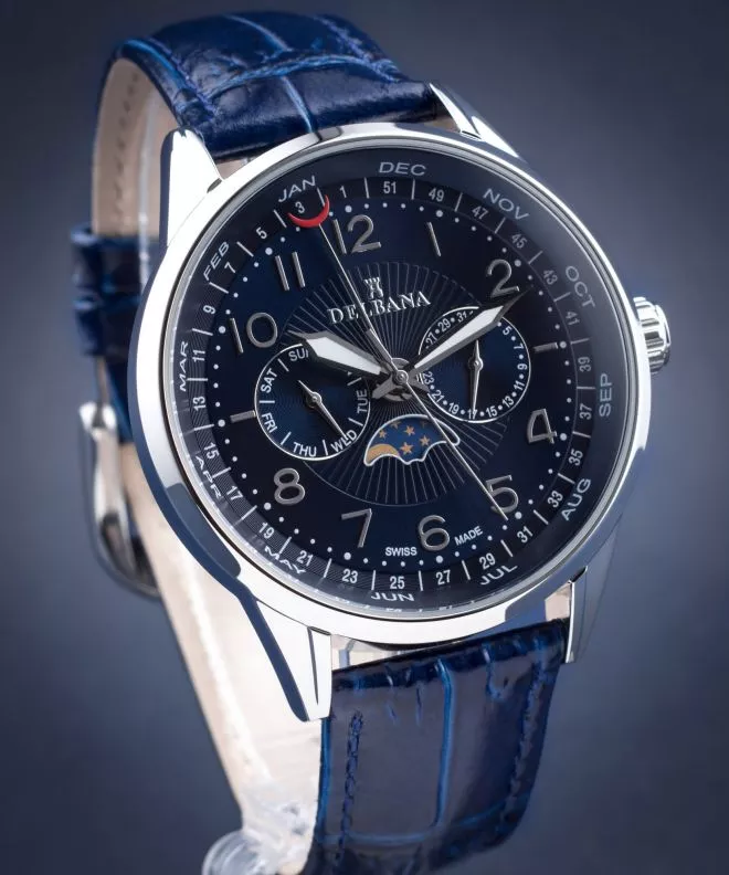 Часовник Мъжки Delbana Retro Moonphase 41601.646.6.044