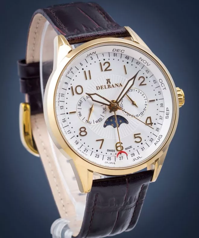 Часовник Мъжки Delbana Retro Moonphase 42601.646.6.064