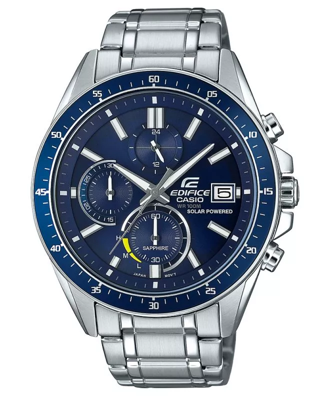 Часовник Мъжки Edifice Casio Premium 3D Face Sapphire Solar EFS-S510D-2AVUEF
