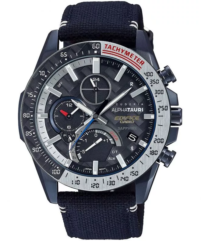 Часовник Мъжки Casio Edifice Scuderia AlphaTauri Bluetooth Solar Limited Edition EQB-1000AT-1AER