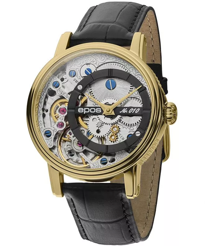 Часовник Мъжки Epos Oeuvre D'Art Verso Skeleton Limited Edition 3435.313.22.15.25