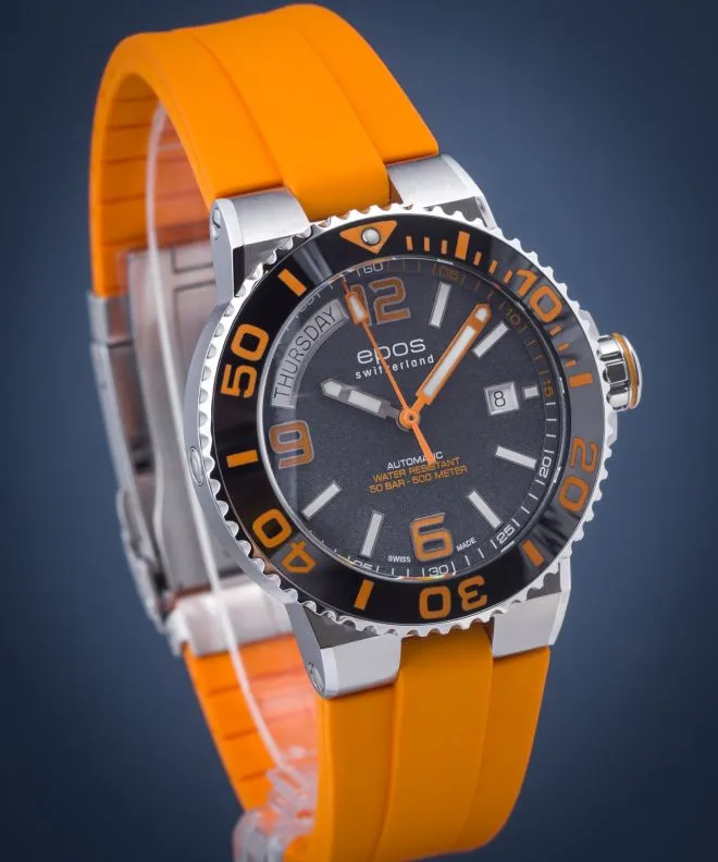 Часовник Мъжки Epos Sportive Day Date Diver Automatic 3441.142.99.92.52