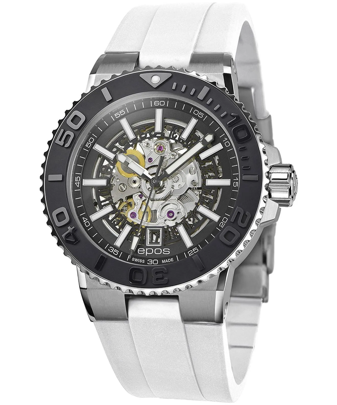 Часовник Мъжки Epos Sportive Diver Skeleton Automatic 3441.135.25.15.50