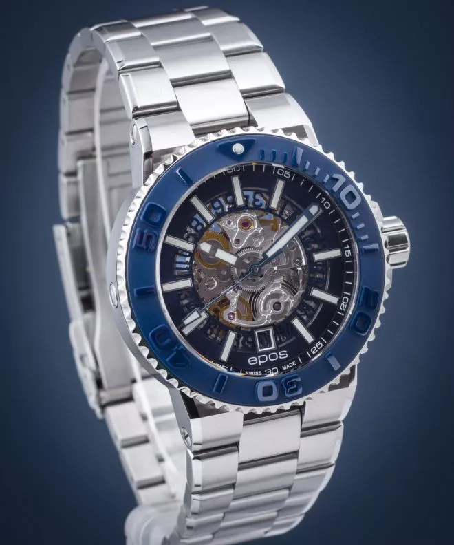 Часовник Мъжки Epos Sportive Diver Skeleton Automatic 3441.135.26.16.30
