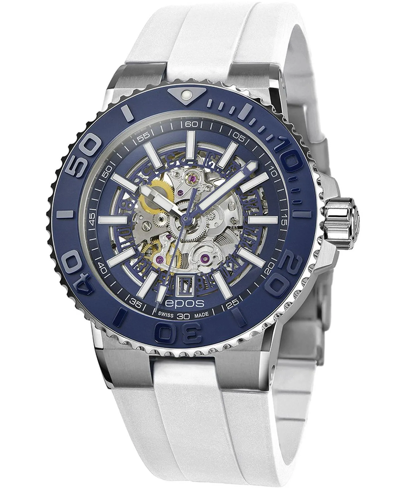 Часовник Мъжки Epos Sportive Diver Skeleton Automatic 3441.135.26.16.50