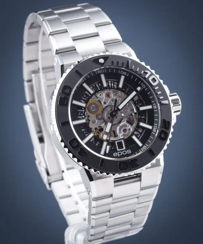 Часовник Мъжки Epos Sportive Diver Skeleton Automatic 3441.135.25.15.30