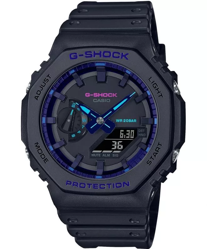 Часовник Мъжки Casio G-Shock Octagon Carbon Core Guard GA-2100VB-1AER