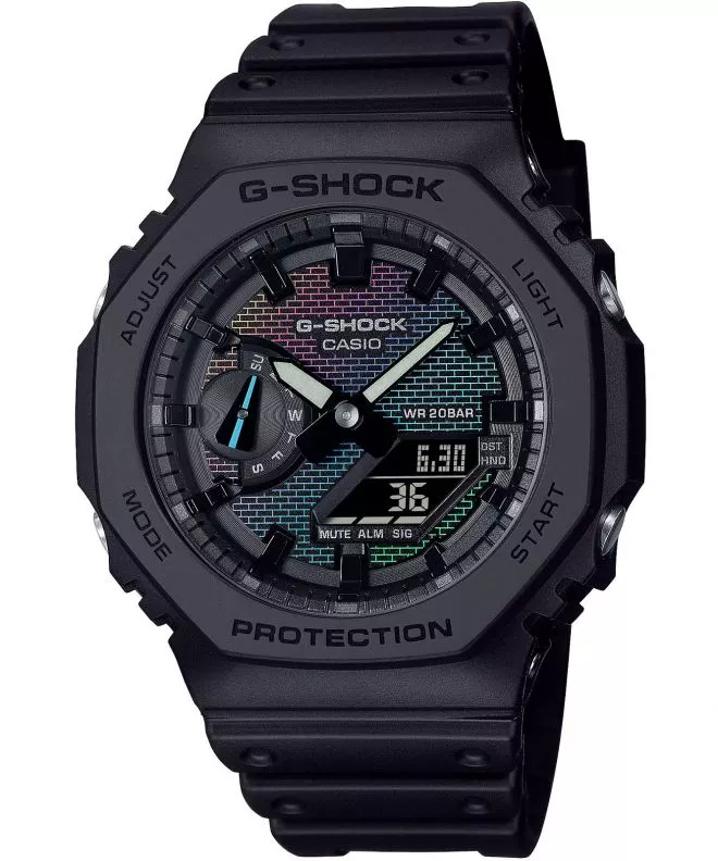 Часовник Мъжки Casio G-Shock Classic 2100 Series Rainbow Brick Wall GA-2100RW-1AER
