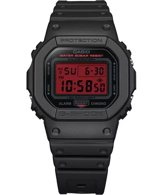 Часовник Мъжки Casio G-Shock Digital DW-5600BBR-1ER