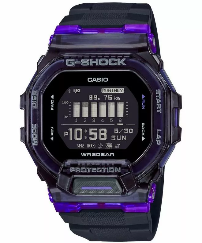 Часовник Мъжки G-SHOCK G-Squad Bluetooth Sync Step Tracker GBD-200SM-1A6ER