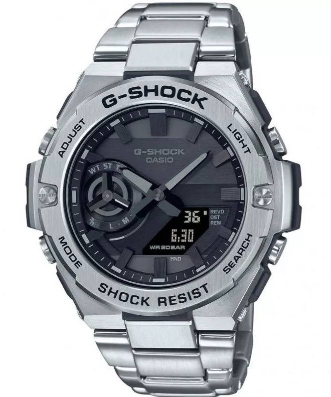 Часовник Мъжки Casio G-Shock G-Steel Premium Bluetooth Sync Carbon Core Guard GST-B500D-1A1ER