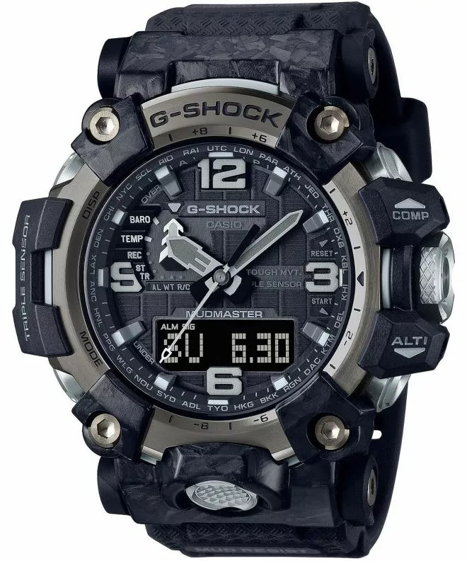 Часовник Мъжки Casio G-Shock Master of G Mudmaster Carbon Core Guard GWG-2000-1A1ER