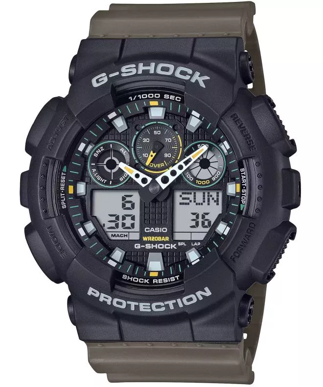 Часовник Мъжки Casio G-Shock Original GA-100TU-1A3ER