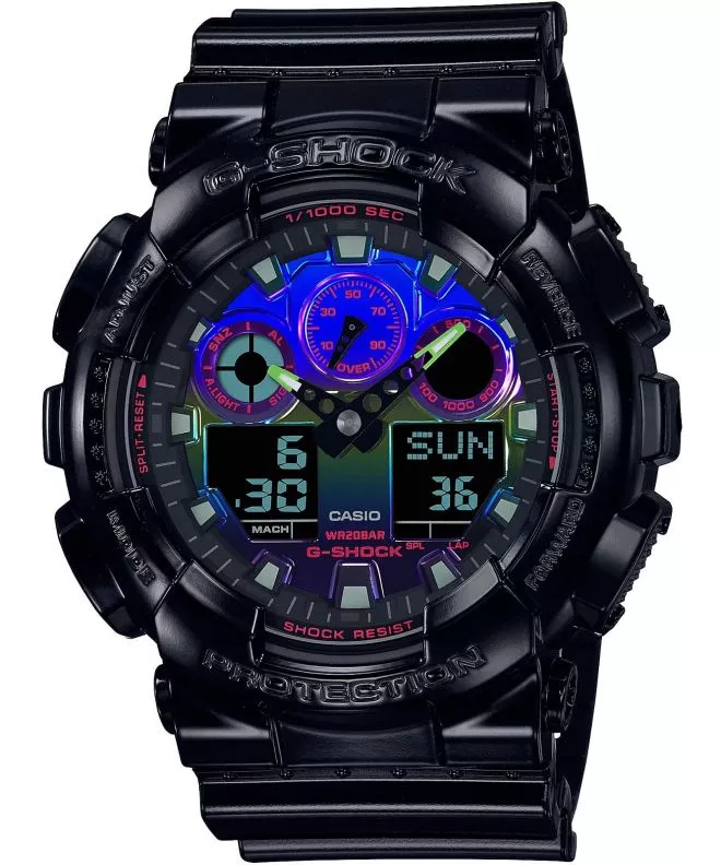 Часовник Мъжки Casio G-Shock Original Virtual Rainbow GA-100RGB-1AER