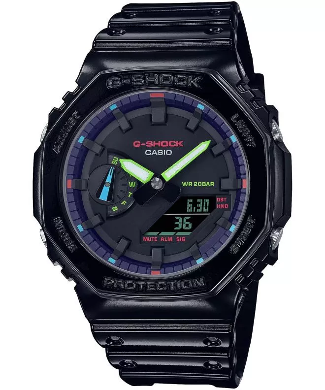 Часовник Мъжки Casio G-Shock Original Virtual Rainbow GA-2100RGB-1AER