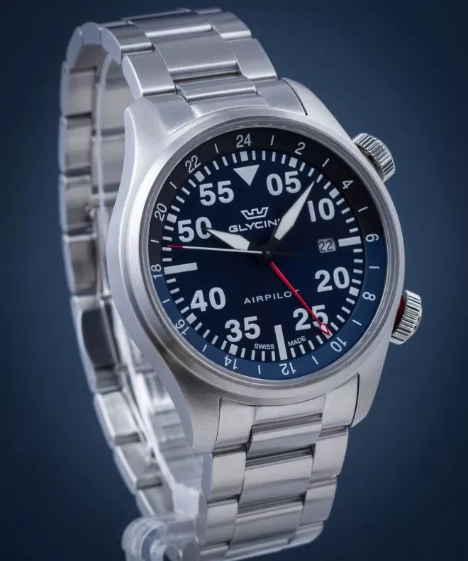 Часовник Мъжки Glycine Airpilot GMT GL0348
