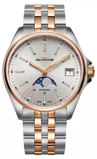 Часовник Мъжки Glycine Combat Classic Moon Phase Automatic GL0194