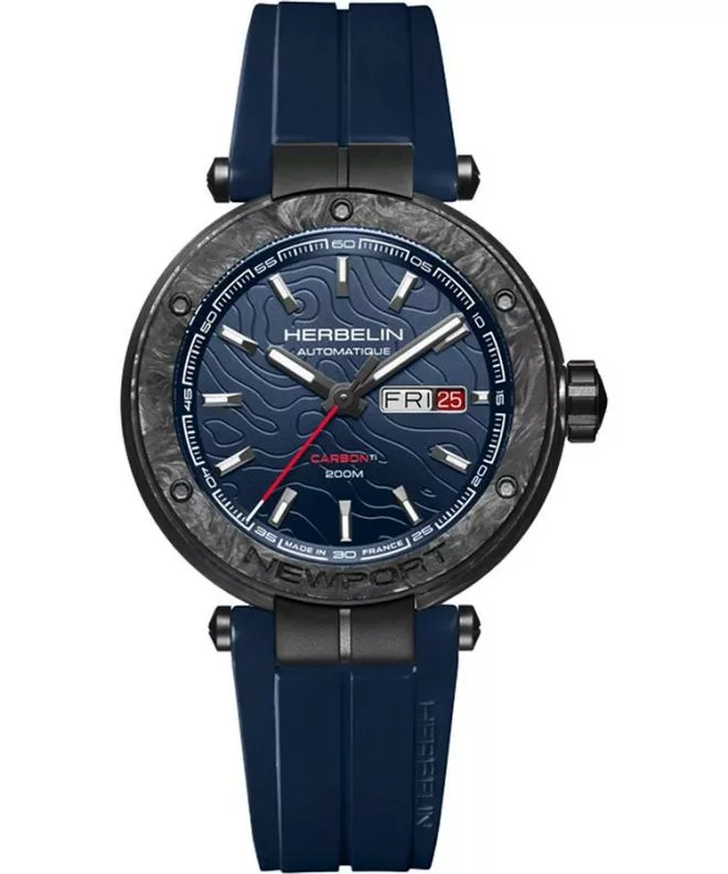 Часовник Мъжки Herbelin Newport Carbon Titanium Automatic 1788CTN15CB