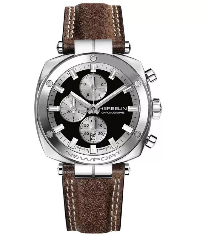 Часовник Мъжки Herbelin Newport Héritage Chronograph 35664AP24BR