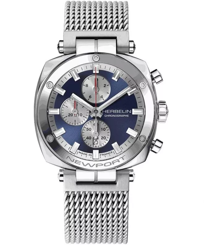 Часовник Мъжки Herbelin Newport Héritage Chronographe 35664AP25B (35664/AP25B)