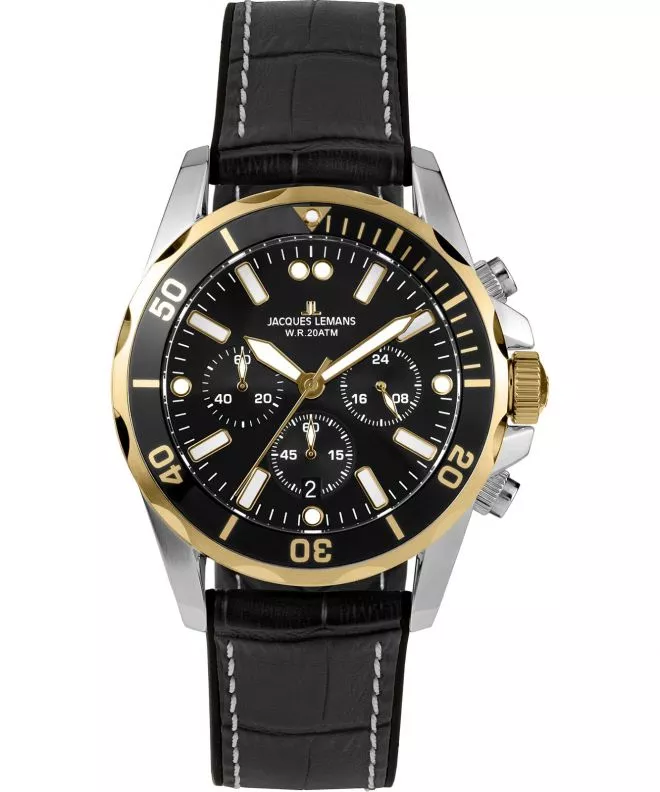 Часовник Мъжки Jacques Lemans Liverpool Chronograph 1-2091D