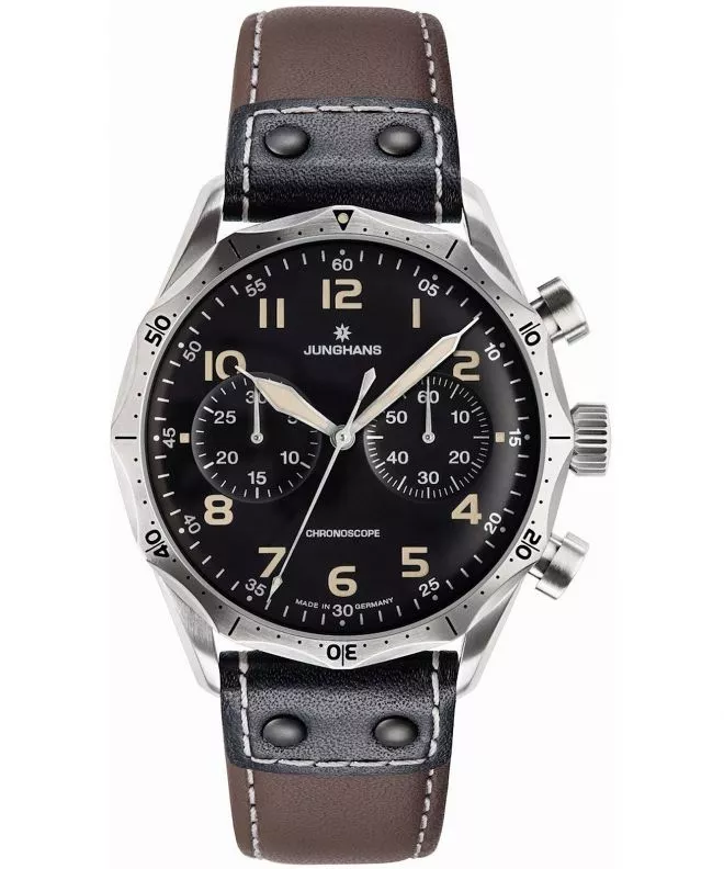 Часовник Мъжки Junghans Meister Pilot Automatic Chronograph 027/3591.00