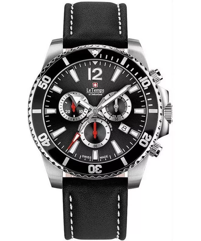 Часовник Мъжки Le Temps Swiss Naval Patrol Chrono LT1044.01BL11