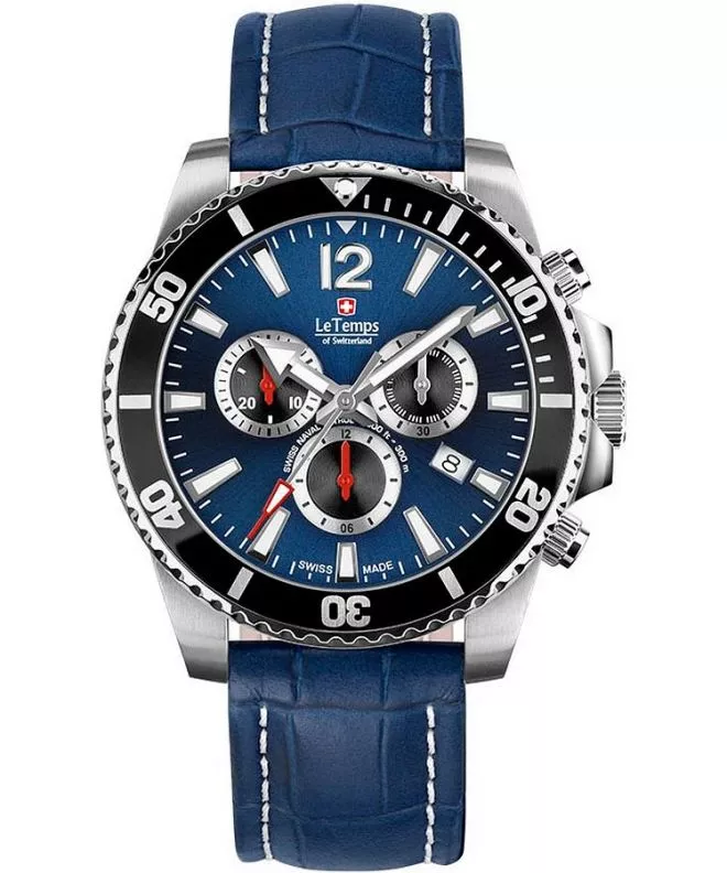Часовник Мъжки Le Temps Swiss Naval Patrol Chrono LT1044.13BL13