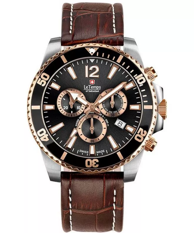 Часовник Мъжки Le Temps Swiss Naval Patrol Chrono LT1044.45BL52