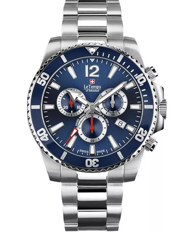Часовник Мъжки Le Temps Swiss Naval Patrol Chronograph LT1044.03BS01
