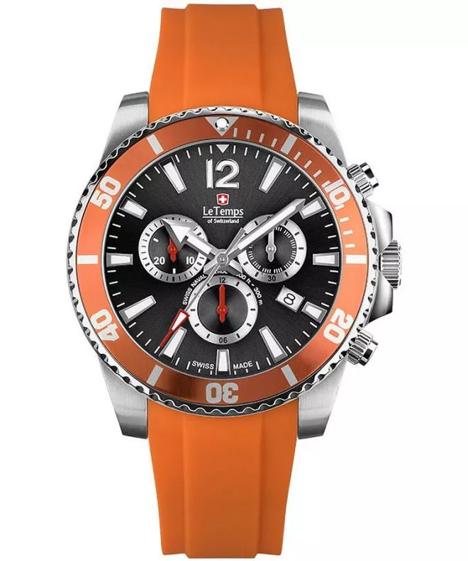 Часовник Мъжки Le Temps Swiss Naval Patrol Chronograph LT1044.14BR05