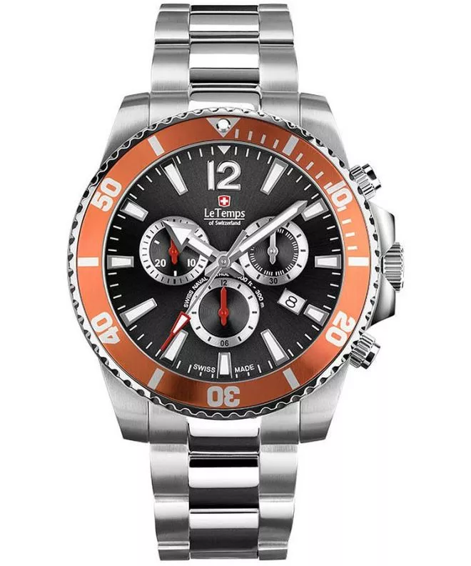 Часовник Мъжки Le Temps Swiss Naval Patrol Chronograph LT1044.14BS01