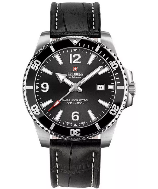Часовник Мъжки Le Temps Swiss Naval Patrol LT1043.01BL01