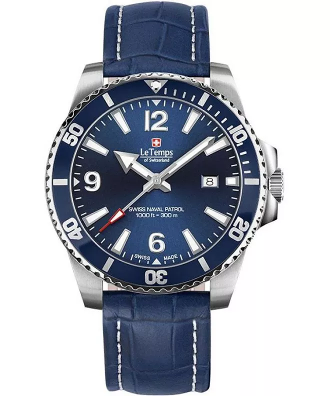 Часовник Мъжки Le Temps Swiss Naval Patrol LT1043.03BL13