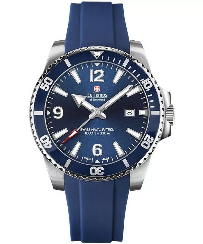 Часовник Мъжки Le Temps Swiss Naval Patrol LT1043.03BR03
