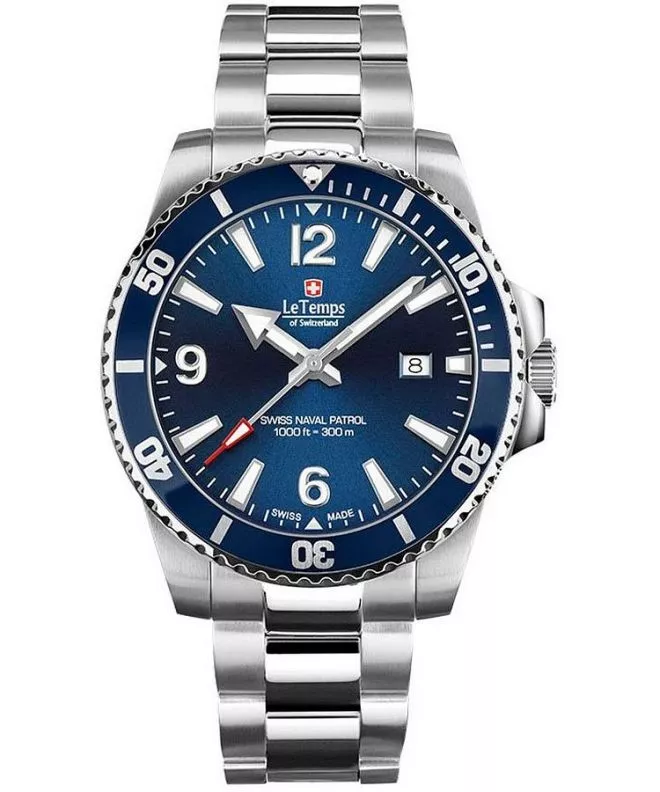 Часовник Мъжки Le Temps Swiss Naval Patrol LT1043.03BS01