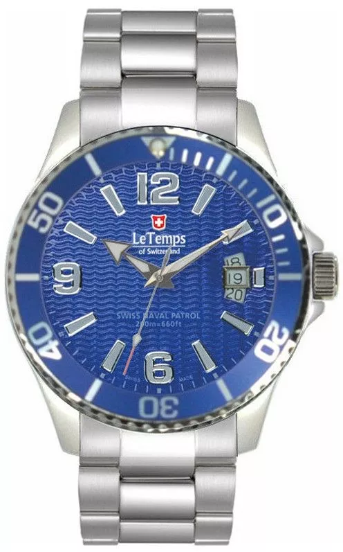 Часовник Мъжки Le Temps Swiss Naval Patrol LT1081.03BS01