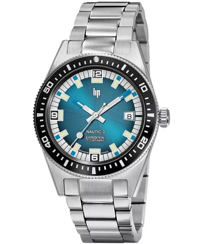 Часовник Мъжки Lip Nautic 3 Automatique 7E Continent Limited Edition 670096