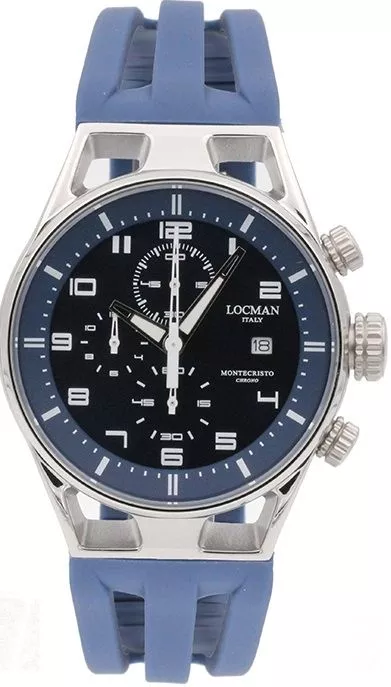 Часовник Мъжки Locman Montecristo Chronograph 0542A02S-00BLWHSB