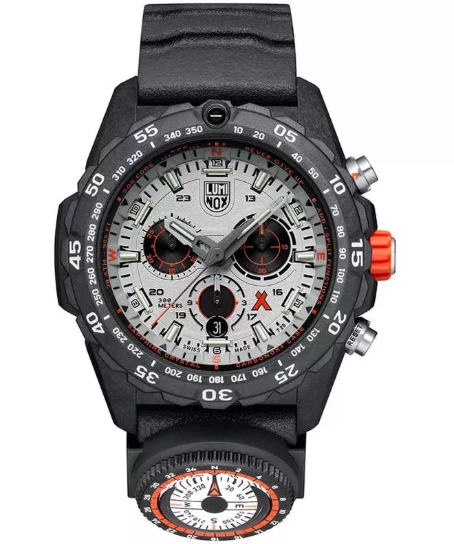 Часовник Мъжки Luminox Bear Grylls Survival 3740 Chrono Master Series Silver-Panda XB.3748