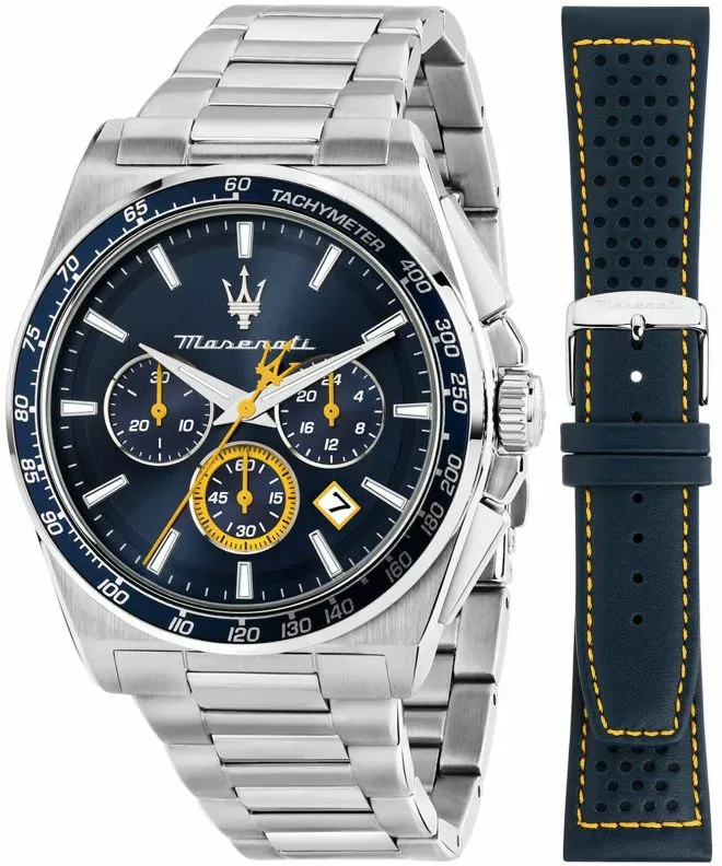 Часовник Мъжки Maserati Velocitá Set Chronograph Gift Set R8873652001