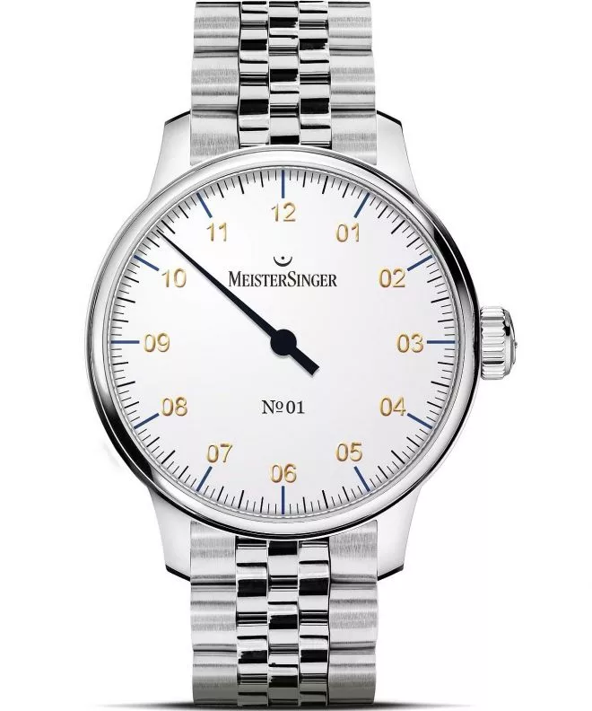 Часовник Мъжки Meistersinger N°01 White AM3301G_MGB20